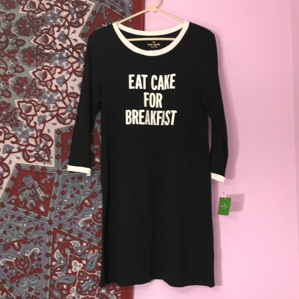 Eat Cake for Breakfast Kate Spade sleep dress